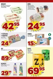Rinkeby Matcenter reklamblad vecka 40 Sida 4: Bregott €42,95, Arla familjefavoriter €89,00