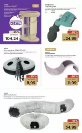 ZOO & Co Flugblatt woche 40 Seite 9: TRIXIE Spieltunnel „Harvey“ €34,99, TRIXIE Kratzbaum XXL „Elli“ €104,24