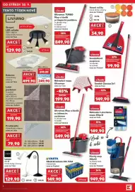 Kaufland leták týden 40 Strana 4: Vileda ultramax turbo mop a kbelík se šlapacím pedálem €849,90, Prostěradlo €79,90