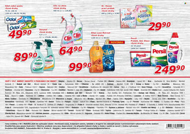 ESO MARKET leták Strana 8: Dr. House prací prášek €29,90, Persil €249,90