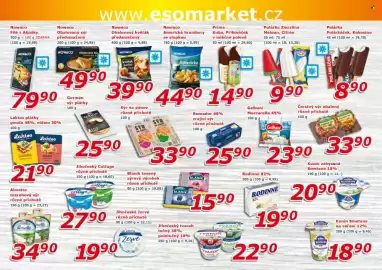 ESO MARKET leták Strana 4: Polárka Polárkáček Kokosino €8,90, Laktos plátky €21,90