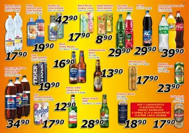 ESO MARKET leták Strana 7: Coca-Cola, Fanta, Sprite různé druhy €3.990,00