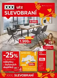 XXXLutz leták Strana 1: XXX Lutz SLEVOBRANÍ 13.599 7.999,- SEDACÍ LAVICE masiv dubového dřeva 16.999-** 9.999,- JÍDELNÍ STUL