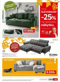XXXLutz leták Strana 8: Xora sedací souprava €19.999,00, Landscape rozkládací pohovka €17.999,00