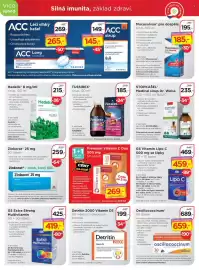 Magistra lékárny leták Strana 4: Tussirex sirup €185,00, Hedelix sirup €215,00