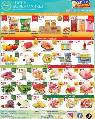 Lucky Supermarket flyer