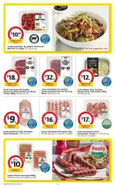 Coles catalogue week 40 Page 16: Coles Butter Chicken Flavoured Hot Roast €14,00, Coles Beef Smash Burgers €12,00