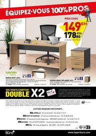 Catalogue Hyperburo page 4: ÉQUIPEZ-VOUS 100% PROS PRIX CHOC 149cht 178800 €ttc Le bureau 140 x 80 cm GAUTIER office BUREAU