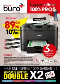Catalogue Hyperburo page 1: Canon IMPRIMANTE MULTIFONCTION JET D'ENCRE MAXIFY MB2750 €107,88