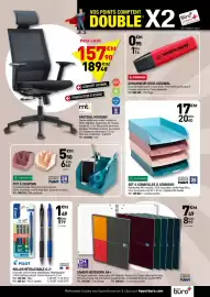 Catalogue Hyperburo page 3: STABILO SURLIGNEUR BOSS ORIGINAL €0,95, EXACOMPTA SET 4 CORBEILLES À COURRIER €17,00