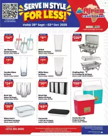 Africa Cash and Carry catalogue week 40 Page 1: Willy Glass €700,00, Zombie Glass €700,00