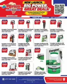 Africa Cash and Carry catalogue week 39 Page 3: Energizer Torch Rubber €99,00