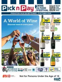 Pick n Pay Liquor catalogue Page 1: Rupert & Rothschild Classique €229,99, Roodeberg Black €169,99