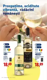 Catalog Lidl | Alcool Pagină 14: Cotnari Tămâioasă Românească €18,49, DOMENIILE TOHANI Sauvignon Blanc €18,89