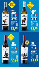 Catalog Lidl | Alcool Pagină 9: CAII DE LA LETEA Rară Neagră Volumul I €39,99, CAII DE LA LETEA Chardonnay Volumul I €37,99