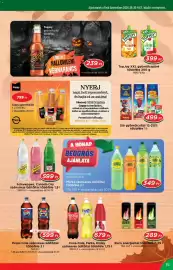 Real akciós újság Oldal 15: Coca-Cola, Fanta, Kinley szénsavas üdítőital €679,00, Pepsi Cola szénsavas üdítőital €599,00