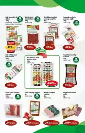 Real akciós újság Oldal 3: Reál baromfivirsli €329,00, Falusi Bacon szalonna €2.499,00