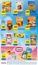 Tesco akciós újság hét 40 Oldal 20: Durillo durum száraztészta €599,00, Qikfood édes amerikai palacsinta alap €499,00