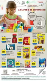 Tesco akciós újság hét 40 Oldal 21: Nestlé gabanapehely €1.999,00, Nesquik instant cukrozott kakaóitalpor €2.149,00