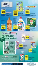 Tesco akciós újság hét 40 Oldal 25: Jar mosogatókapszula €6.499,00, Nicky toalettpapír €1.799,00