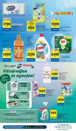 Tesco akciós újság hét 40 Oldal 25: Jar mosogatókapszula €6.499,00, Nicky toalettpapír €1.799,00