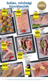 Tesco akciós újság hét 40 Oldal 3: Pelsofish afrikai harcsafilé €2.059,00, Friss magyar csirkemellfilé €1.079,00