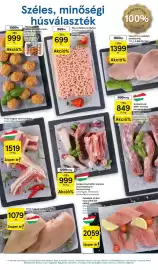 Tesco akciós újság hét 40 Oldal 3: Pelsofish afrikai harcsafilé €2.059,00, Friss magyar csirkemellfilé €1.079,00