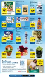Tesco akciós újság hét 40 Oldal 5: Pöttys tejsüti €179,00, Arla Apetina lágy krémfehérsajt €899,00