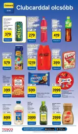 Tesco akciós újság hét 40 Oldal 6: Coca-Cola €1.219,00, Pilota karika €599,00
