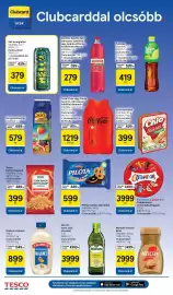 Tesco akciós újság hét 40 Oldal 6: Coca-Cola €1.219,00, Pilota karika €599,00