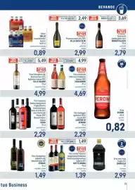 Volantino Talento Professional Store Pagina 15: Birra Peroni €0,82, Vino nero troia Puglia IGT Bardulia €2,99
