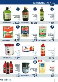Volantino Talento Professional Store Pagina 9: Pelati mediterranei MUTTI €4,49, Pezzettini Santa Rosa €2,49