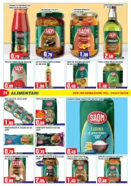 Volantino Immenso Cash Pagina 24: Hamburger con semi di sesamo SAOM €0,79, Maxi hamburger SAOM €0,79