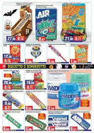 Volantino Immenso Cash Pagina 28: Caramelle menta/rainbow €0,95, Caramelle frutta stick Fruitella €0,62