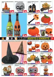 Volantino Immenso Cash Pagina 31: Zucca in tessuto decorato €3,49, Zucca in poliresina €3,69