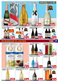 Volantino Immenso Cash Pagina 42: Prosecco Doc Treviso Brut Mionetto €4,79, Scugnizzo bianco/rosso frizzante €0,99