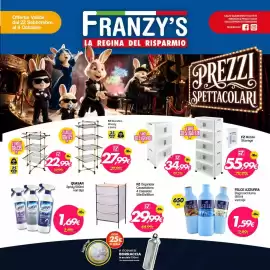 Volantino Franzy's settimana 40 Pagina 1: Quasar spray vari tipi €1,69, Felce Azzurra Bagnoschiuma €1,59