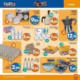 Volantino Franzy's settimana 40 Pagina 11: Tognana Caffettiera 3 Tazze ad induzione €12,75, Montalatte in acciaio €4,89