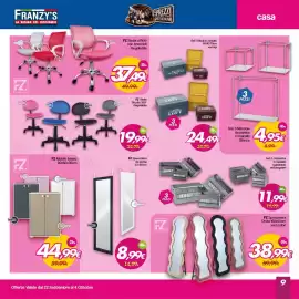 Volantino Franzy's settimana 40 Pagina 9: FZ Specchiera da porta €8,99, FZ Sedia Studio 360° Regolabile €19,99