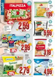 Volantino Vicino a te supermercati Pagina 18: Sacpo patatine fritte €1,99, Orogel Spinaci €2,79