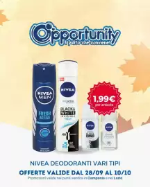 Volantino Opportunity Shop Pagina 6: Opportunity pulito che conviene! NIVEA MEN SINT NIVEA SKIN ACTIVE PROTECTION 1,99€ per
