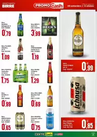 Volantino Centro Cash Pagina 17: Birra Warsteiner €0,65, Birra Bavaria €0,79