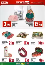Volantino Centro Cash Pagina 6: Salsiccia Piccante Segata S/V €8,99, Speck Prealpen COATI €8,69
