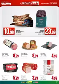 Volantino Centro Cash Pagina 7: Prosciutto Cotto COATI Mister Bar €4,99, Salame Milano Casa Modena Professional €8,99