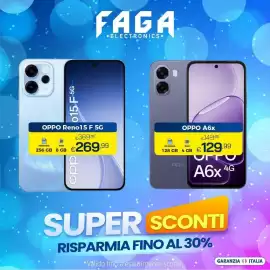 Volantino Faga Electronics Pagina 4: OPPO Reno15 F 5G €269,99