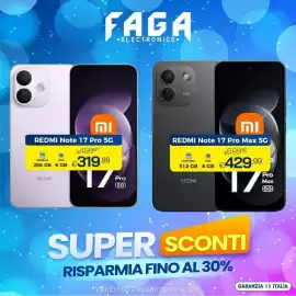 Volantino Faga Electronics Pagina 6: Redmi Note 17 Pro 5G €319,99