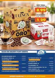 Volantino Le Bolle di Giù Giù Pagina 8: Caffè Trinca miscela oro €8,99