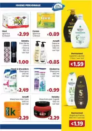 Volantino Le Bolle di Giù Giù Pagina 5: Setablu Maschera per Capelli €2,29, Amalfi Sapone Liquido €0,85