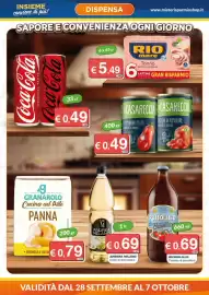 Volantino Mister Risparmio Pagina 2: Granarolo Cucina ad Arte Panna €0,79, Andrea Milano Aceto di vino bianco €0,69