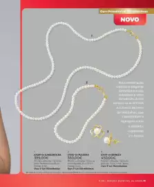 Catálogo Cristian Lay Página 33: Gargantilha €399,00, Pulseira €360,00